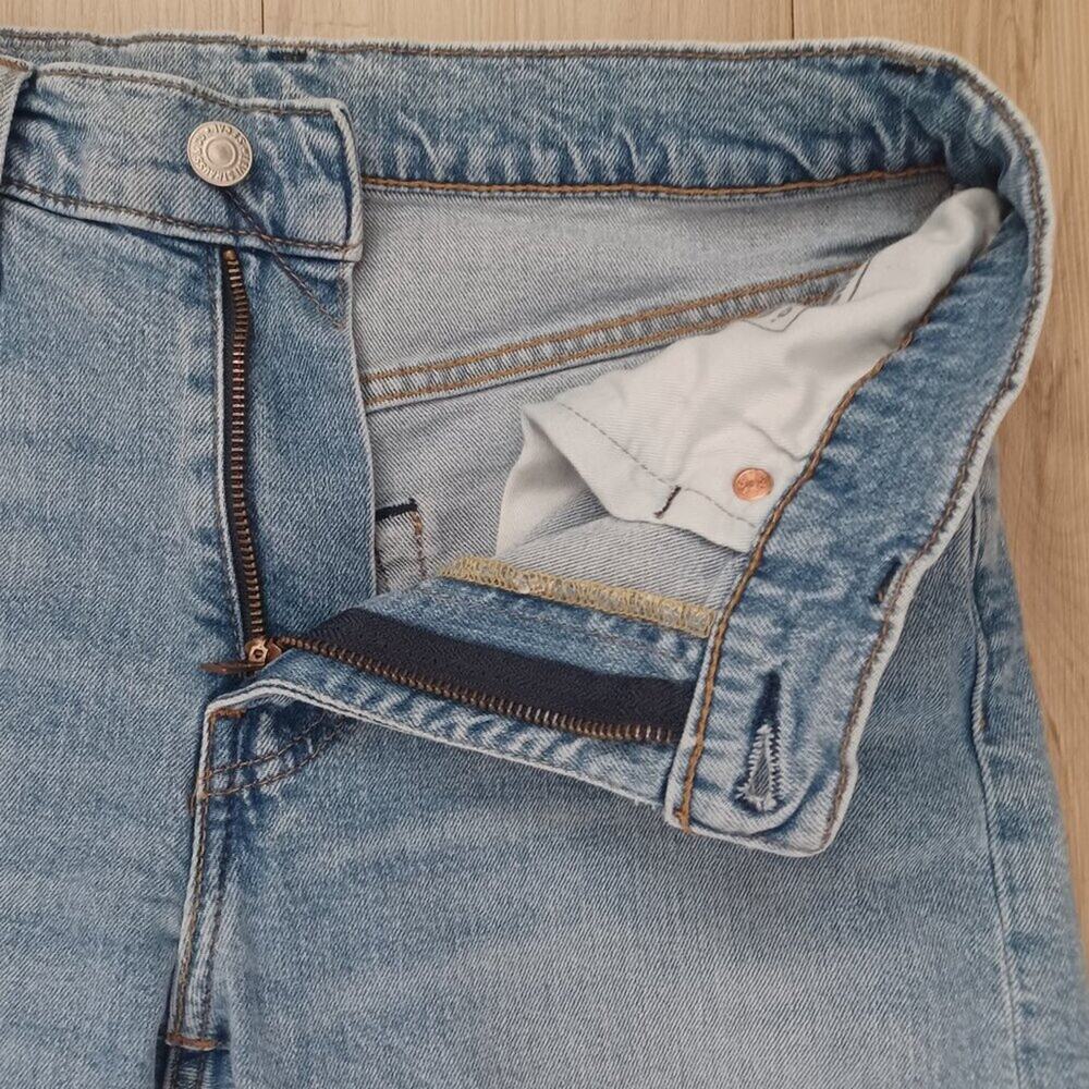 Vintage 90s Levi's 512 Straight Leg Jeans Light Wash Size 30x30 EVC - Picture 9 of 14